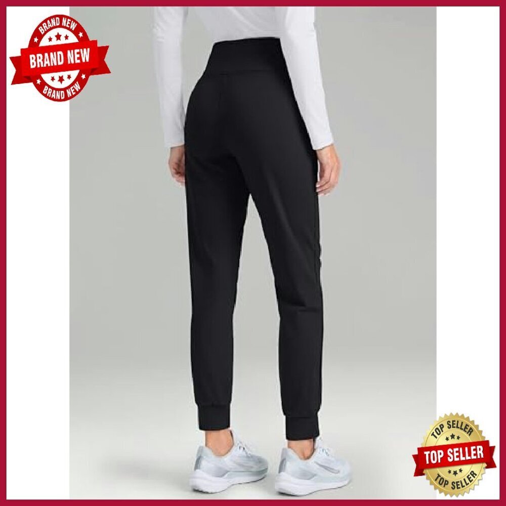 Fleece Lined Thermal Joggers High Waist Water Resistant Hiking Pants - Picture 4 of 8
